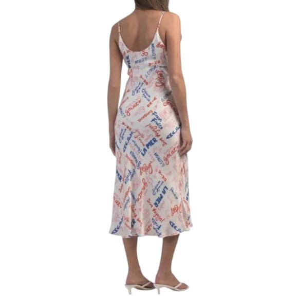 ASTR White Multi Joan Midi Dress - Picture 2 of 2